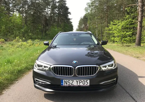 warmińsko-mazurskie BMW Seria 5 cena 102000 przebieg: 184000, rok produkcji 2017 z Wąbrzeźno